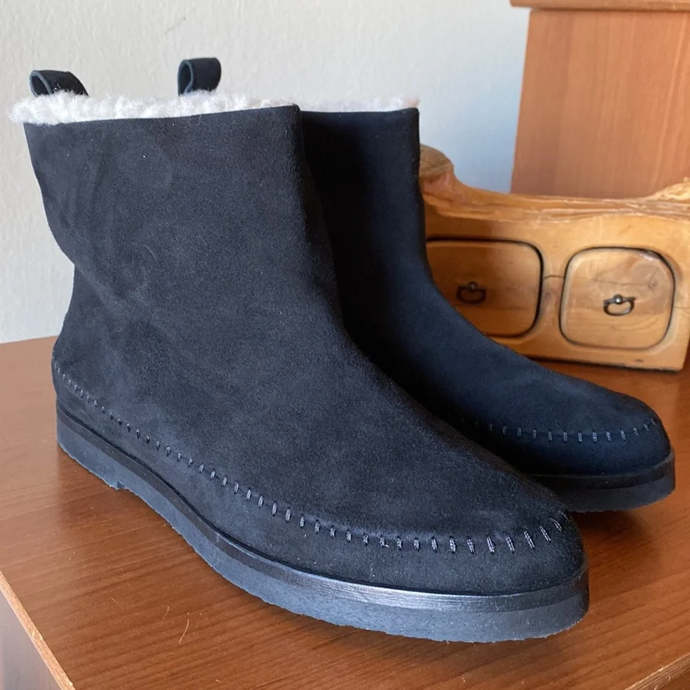 Jenni Kayne Shearling Sherpa Moc Boot. - Picture 2 of 9